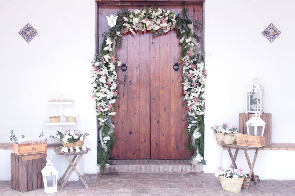 Arco y zona de arroz