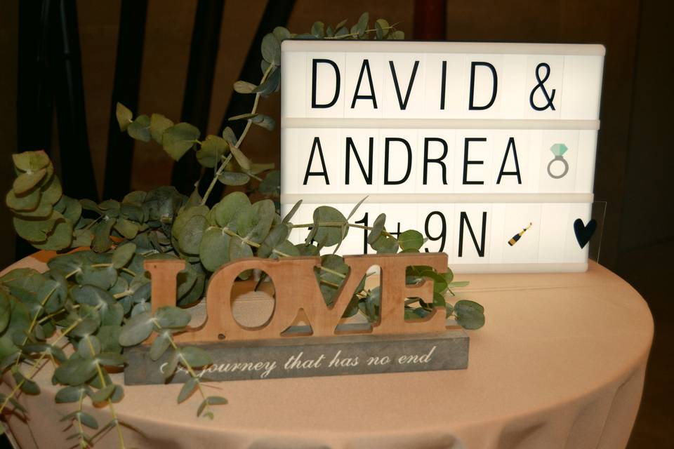 Enlace de Andrea y David.