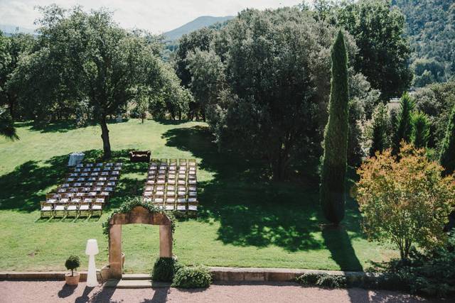 Ceremonia en el jardín