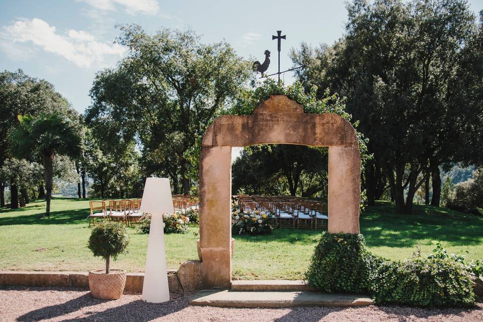 Arco del jardín