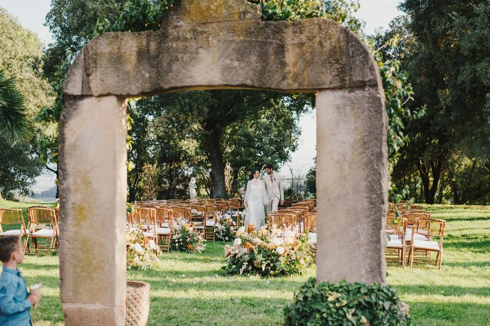 Arco del jardín