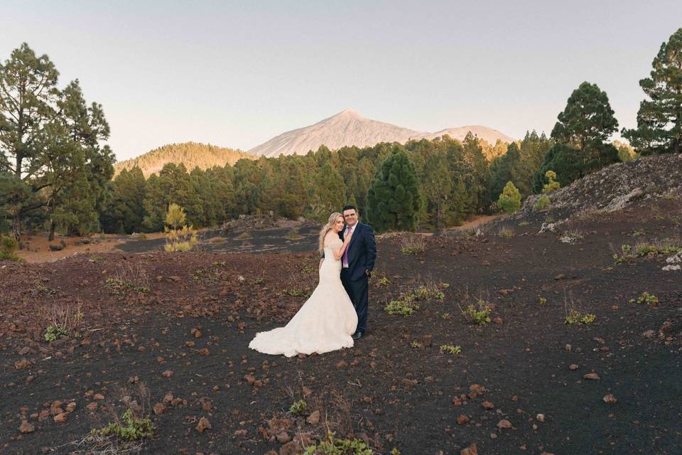 Postboda en el monte