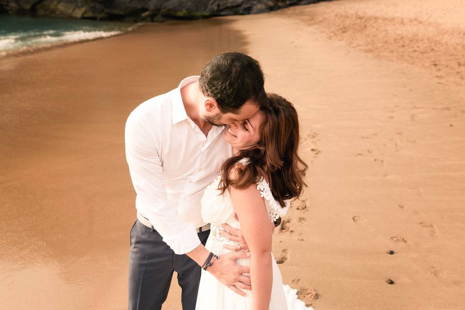 Postboda en la playa