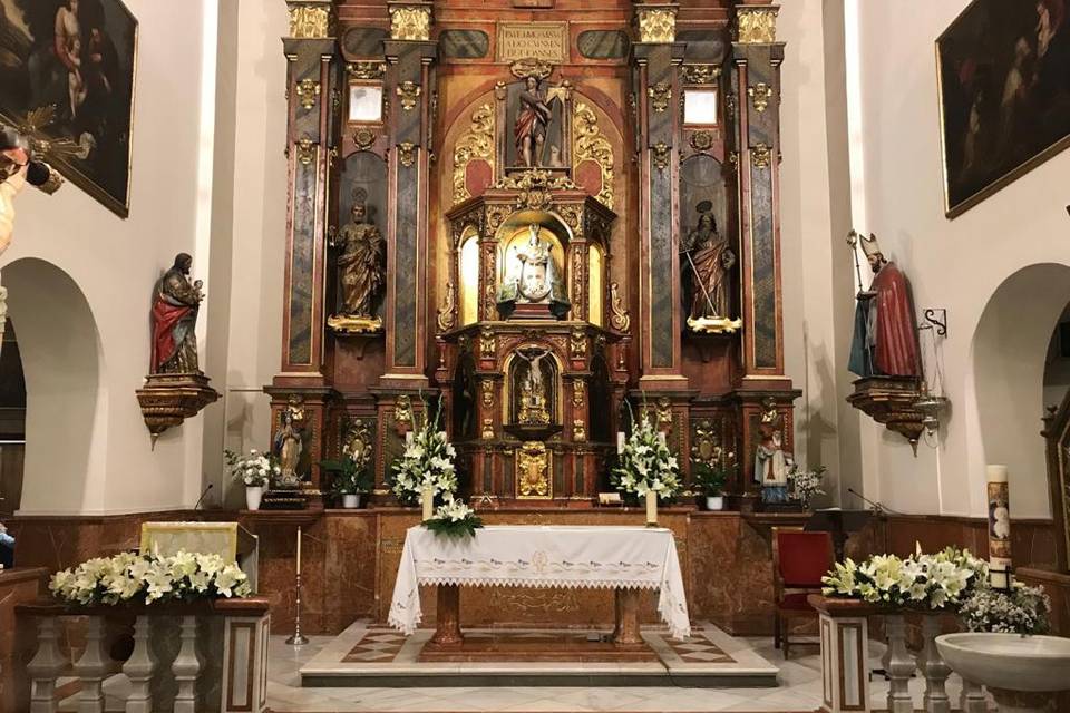 Decoración de la iglesia