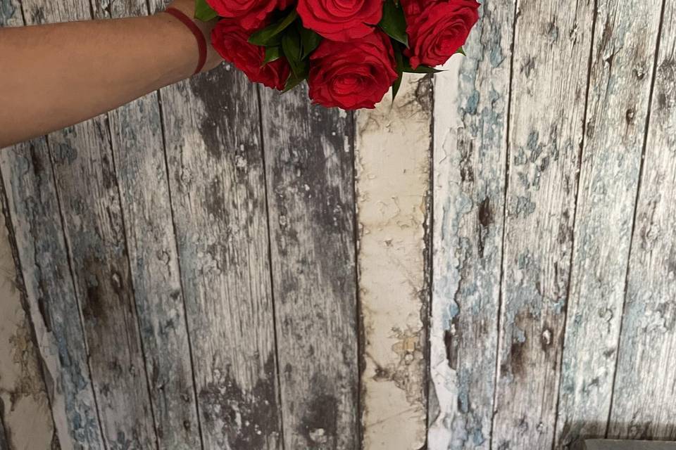 Bouquet de rosas preservado