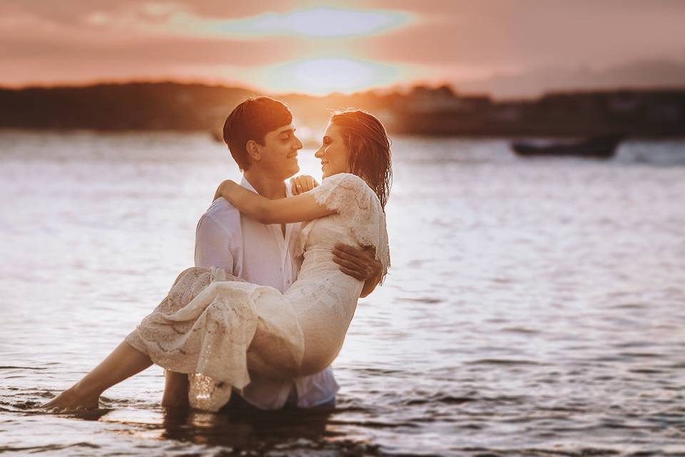 Preboda en la playa