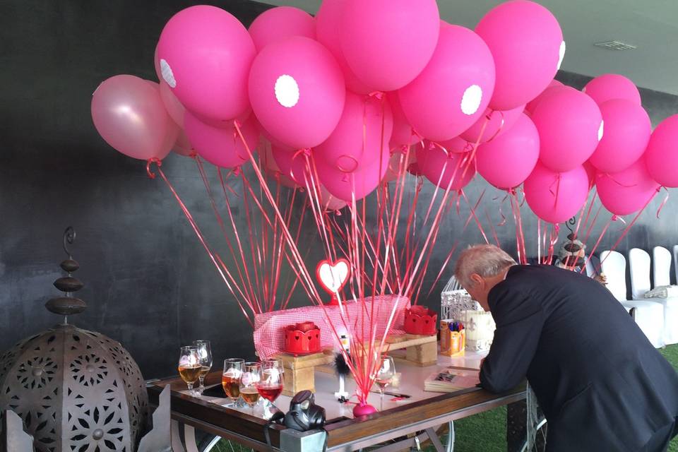 Globos mensajeros