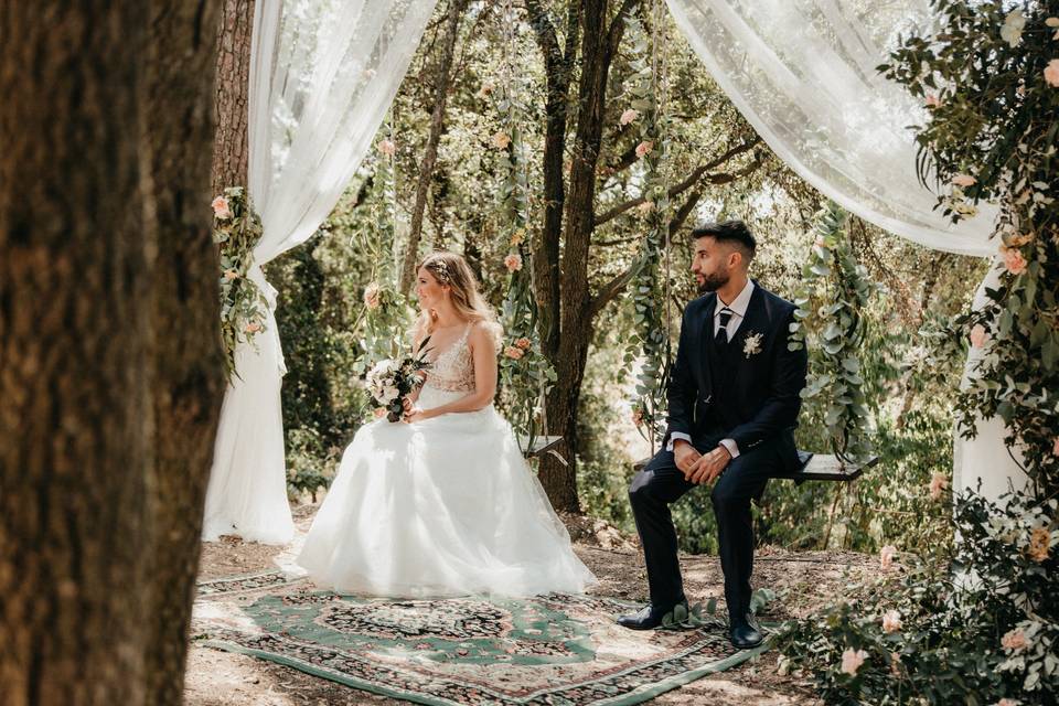 Boda en el bosque