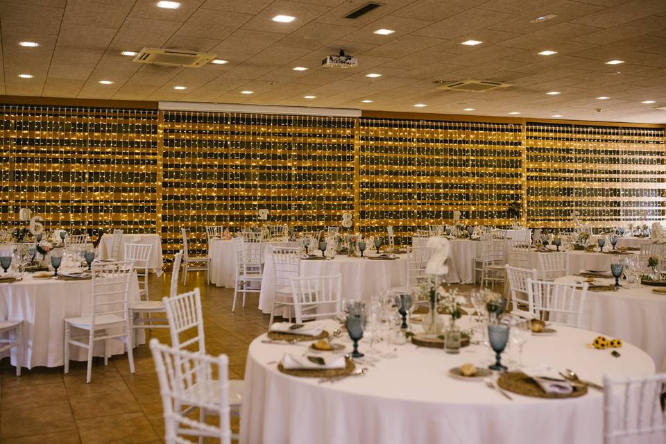 Banquete en el salón