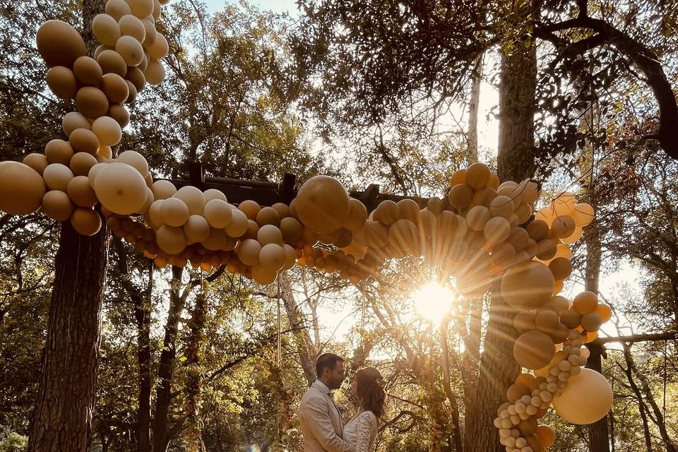 Boda en el bosque