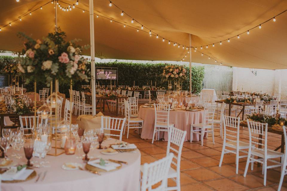 Banquete en la carpa