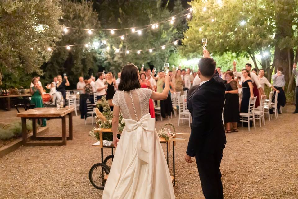 Banquete de boda exterior