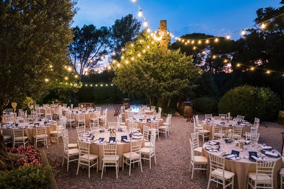 Banquete en el exterior