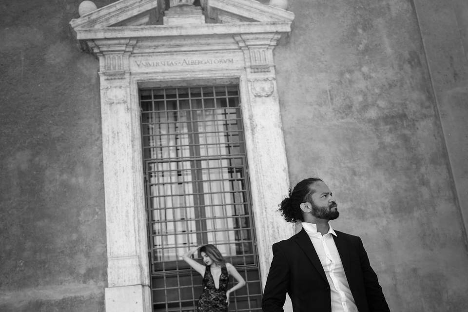 Retrato en roma