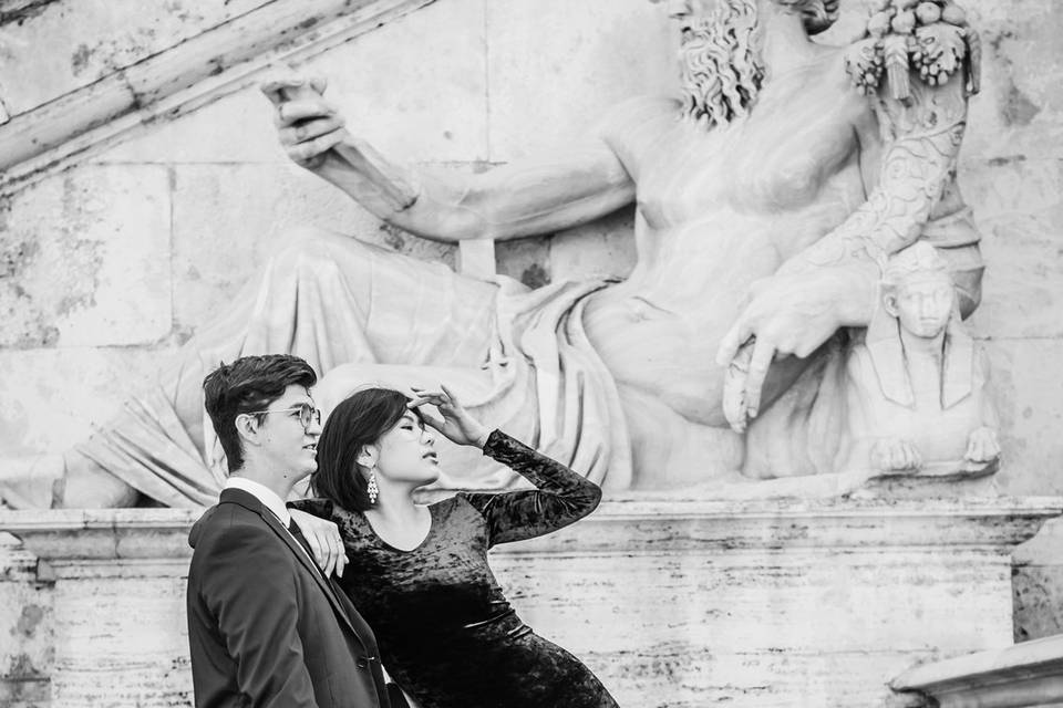 Boda internacional roma