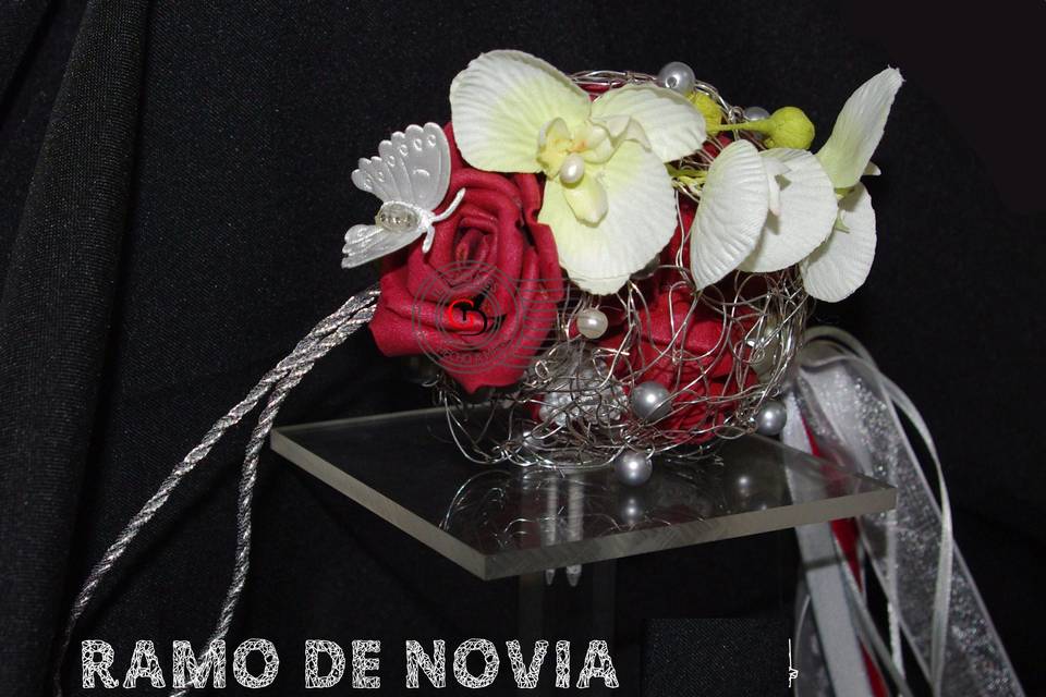 Ramo de novia artificial