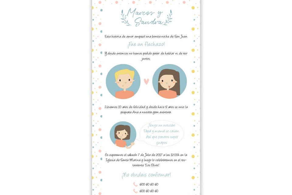 Invitación boda 