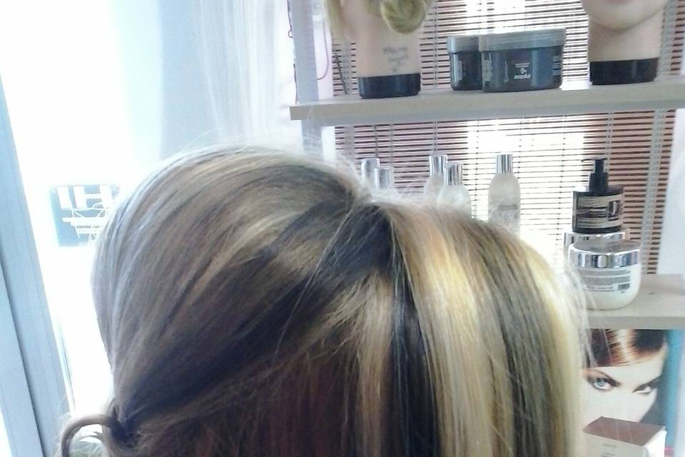 Mechas tricolor