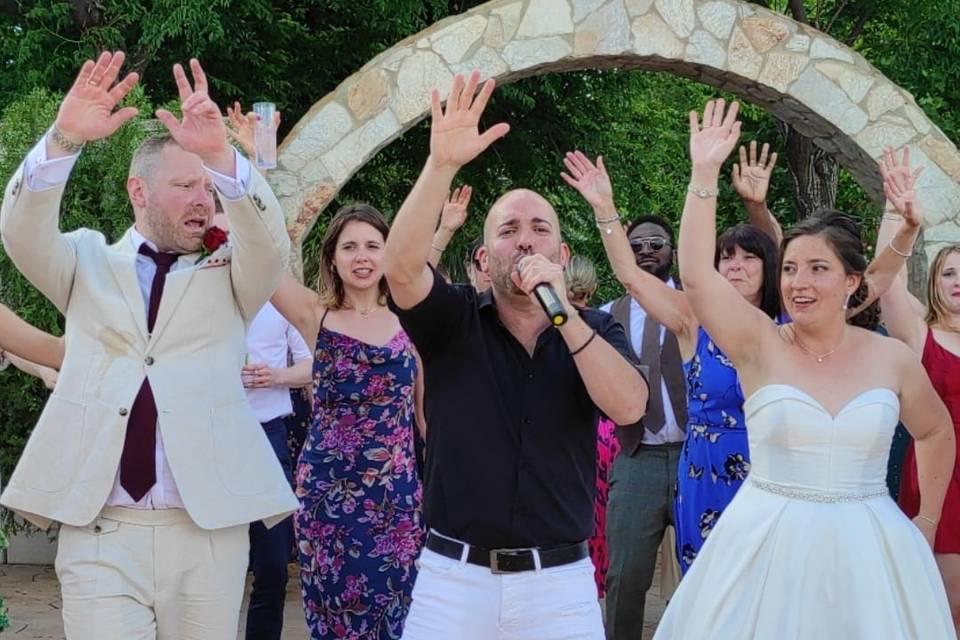 Animación en boda