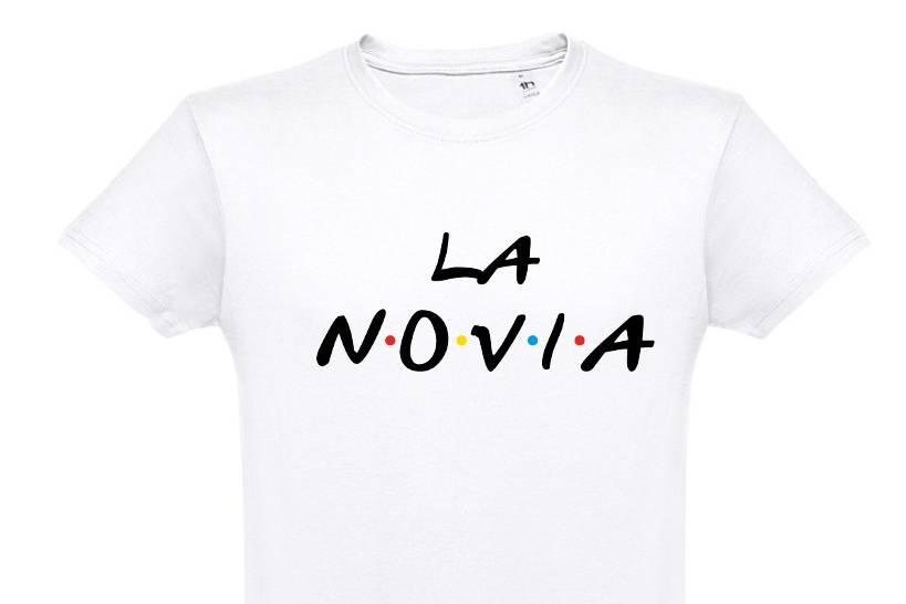 Camiseta de novia para despedida