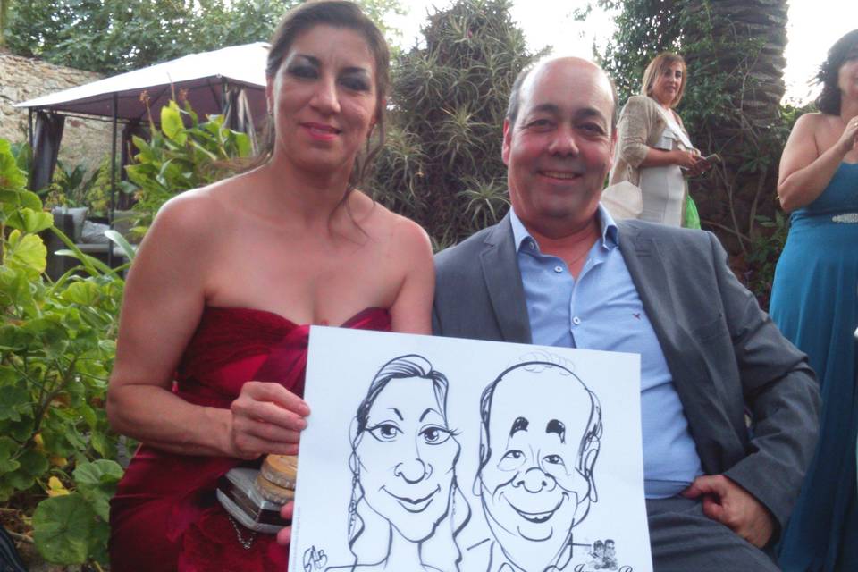 Caricaturas en directo