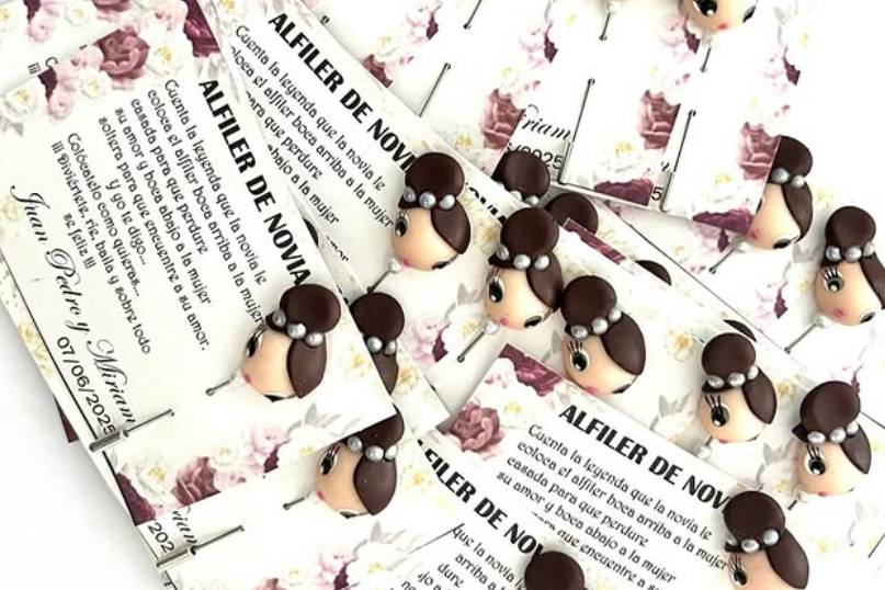 Alfiler con tarjeta