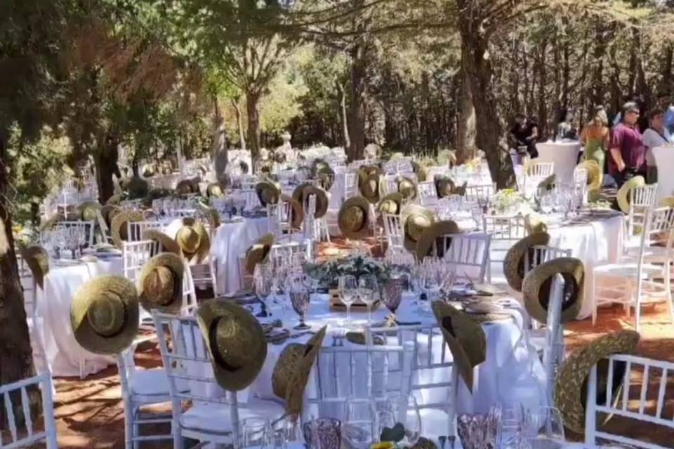 Banquete en finca