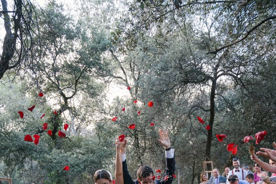 Ceremonia en el bosque