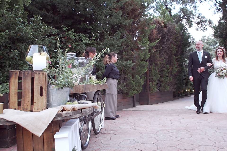 Llegada de la novia