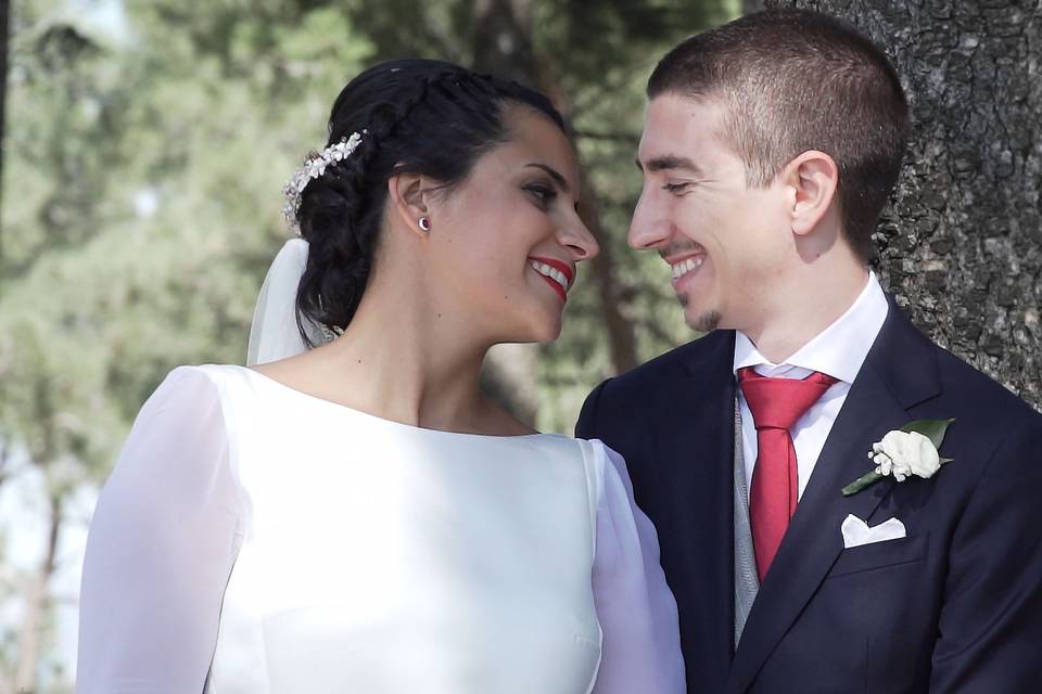 Mirada de recién casados