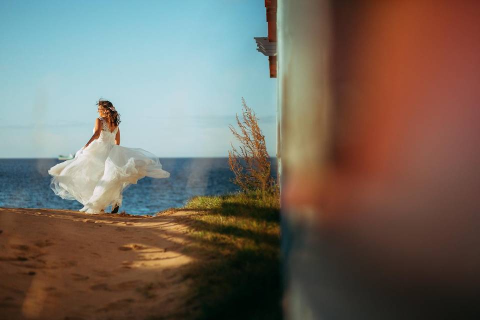 Postboda en la playa