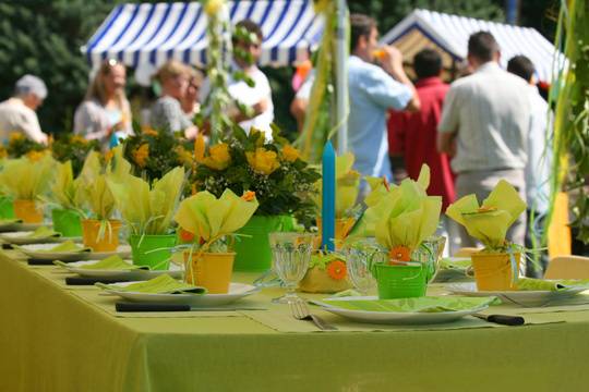 Flores para banquetes