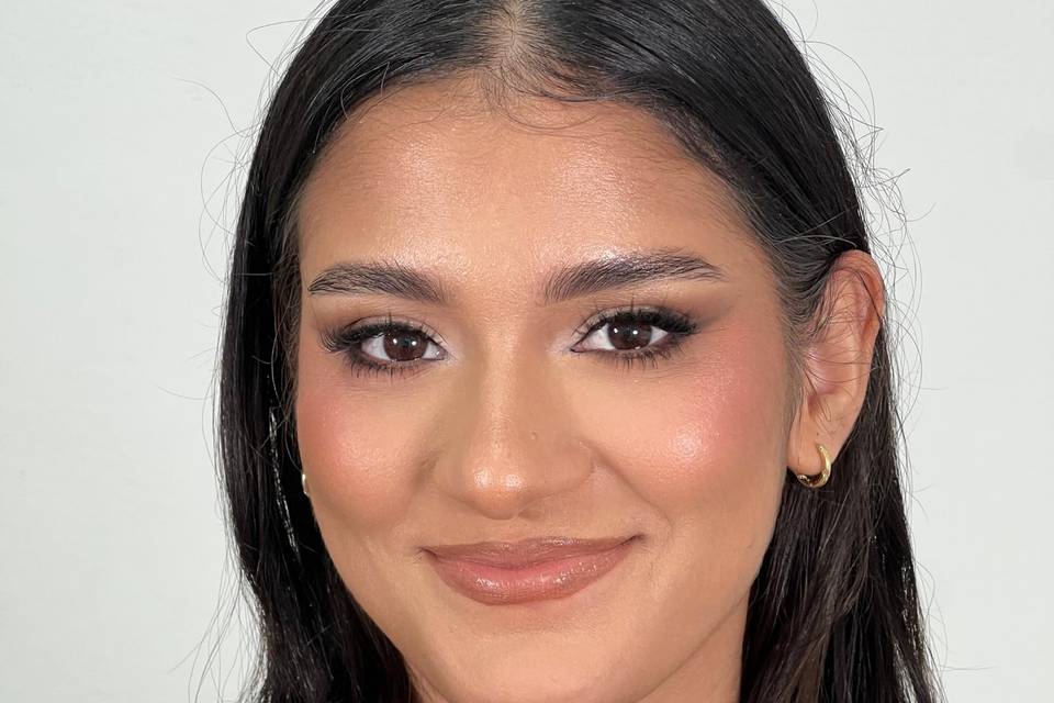 Full glam makeup