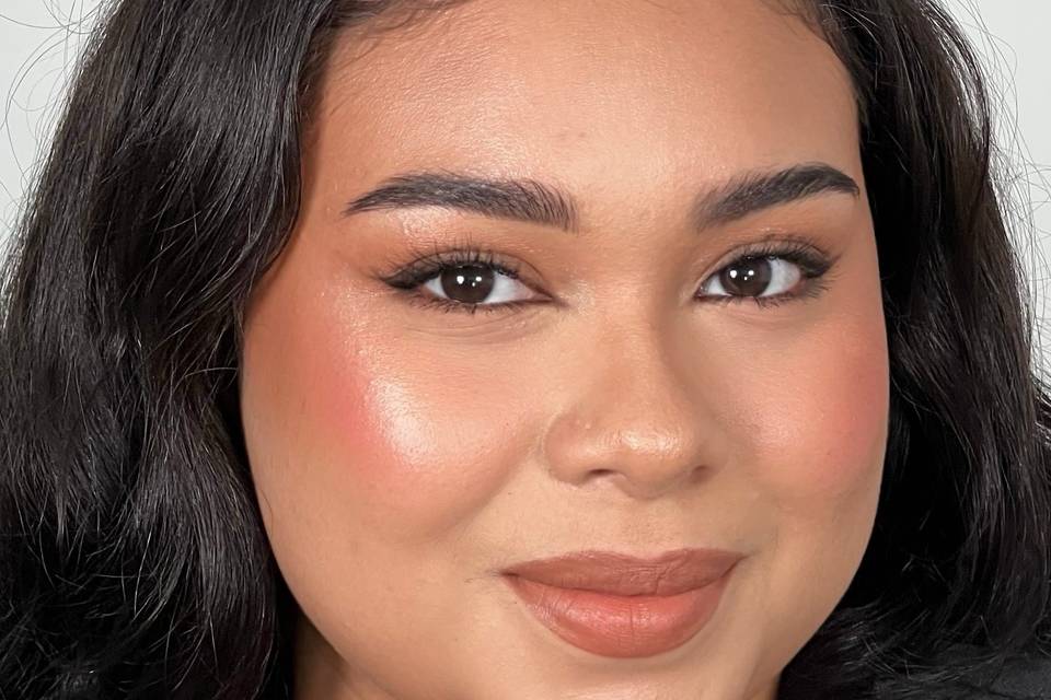 Full glam makeup