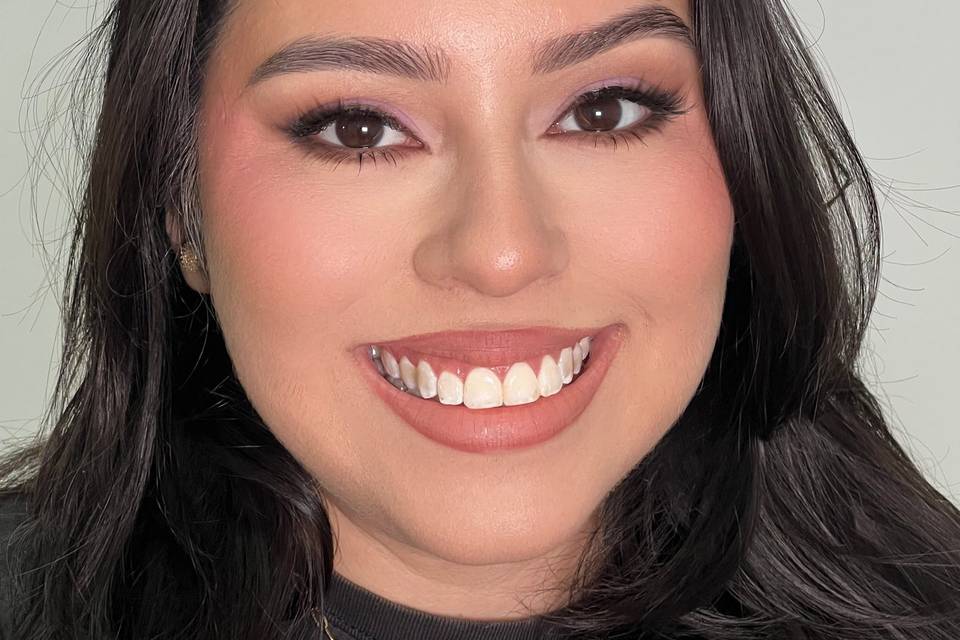 Full glam makeup