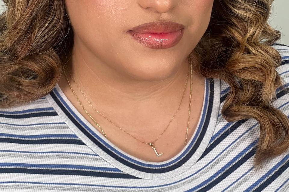 Full glam makeup