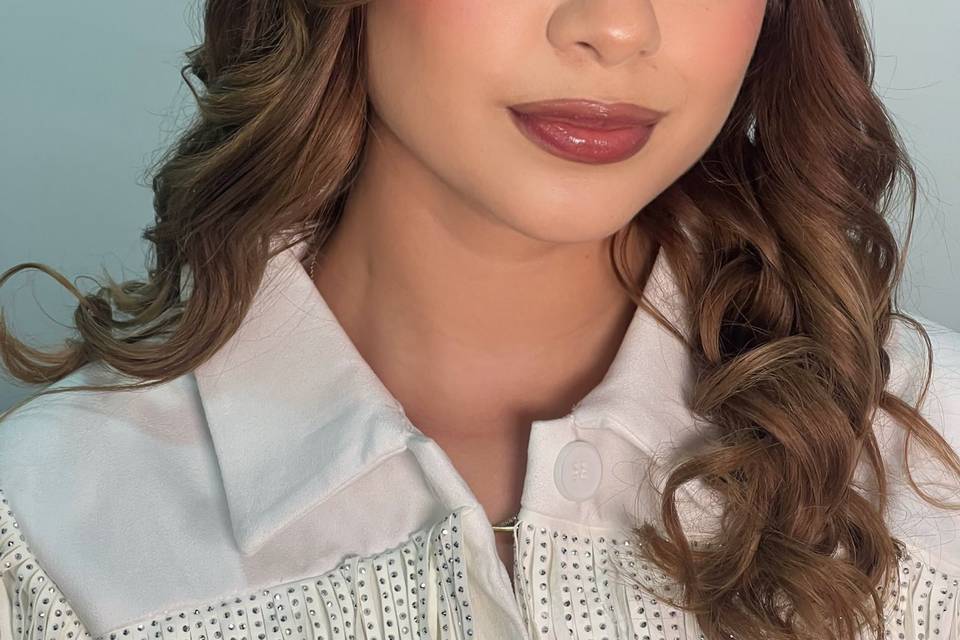 Full glam makeup