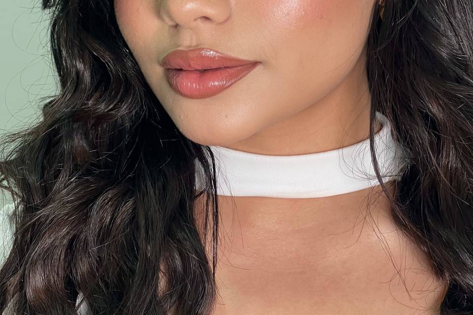 Full glam makeup