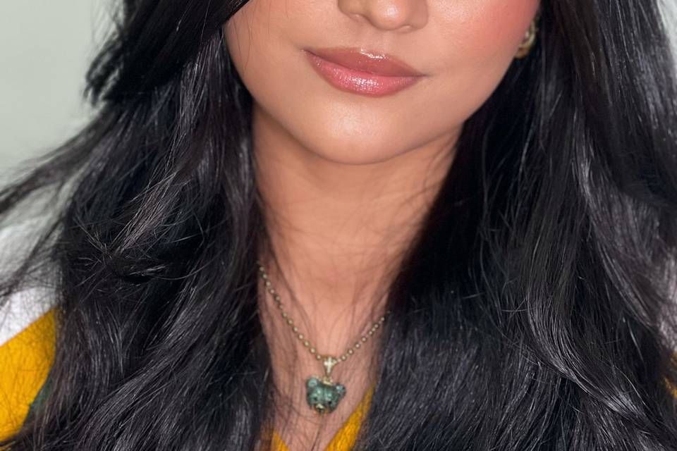 Full glam makeup