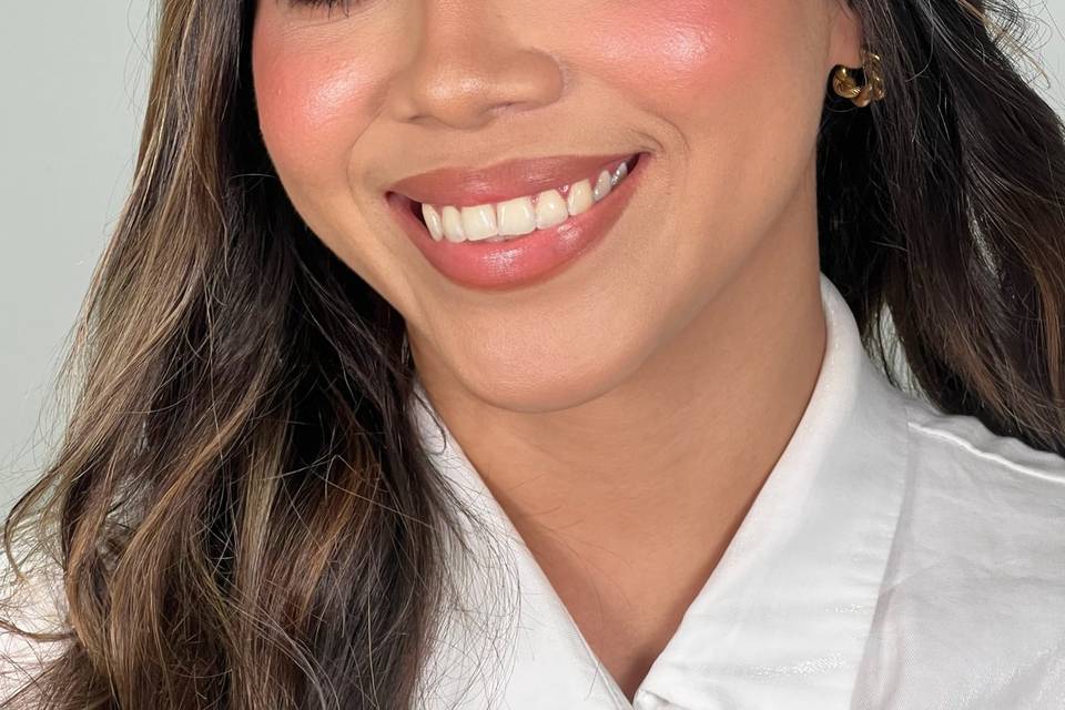 Full glam makeup
