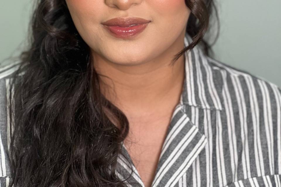 Full glam makeup