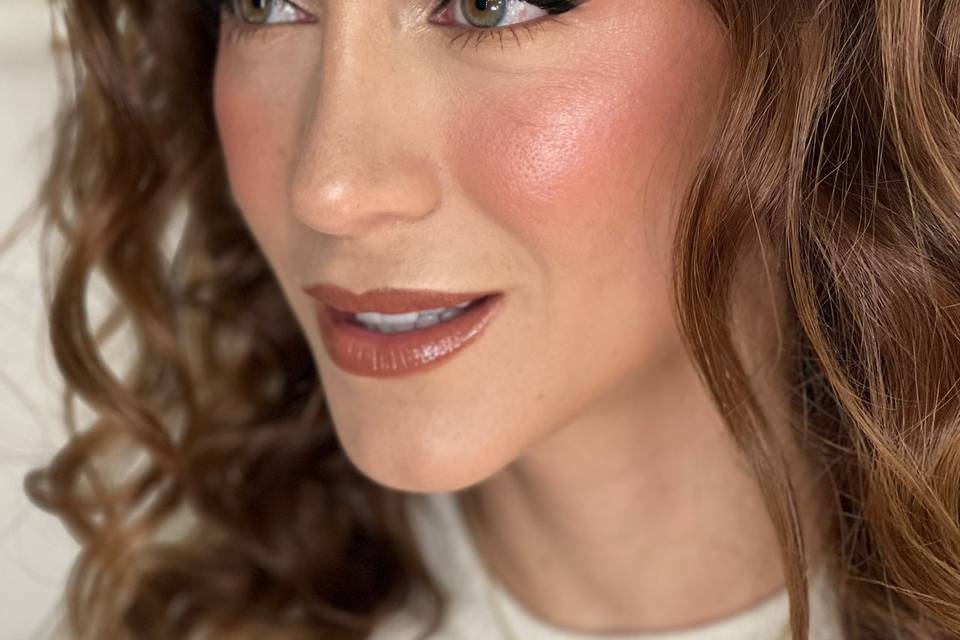 Full glam makeup