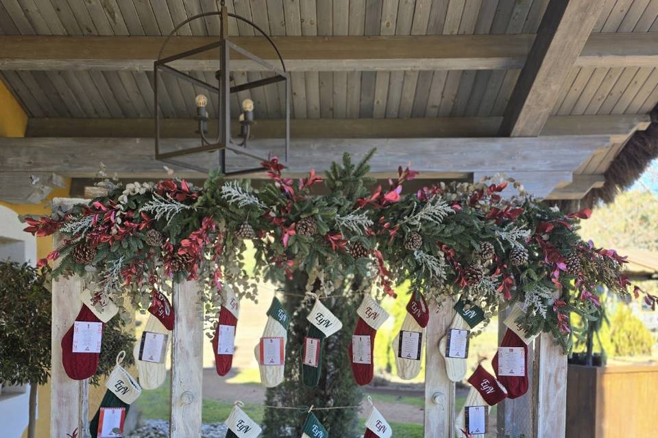 Seating plan navideño