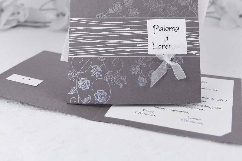 Invitación boda elegante