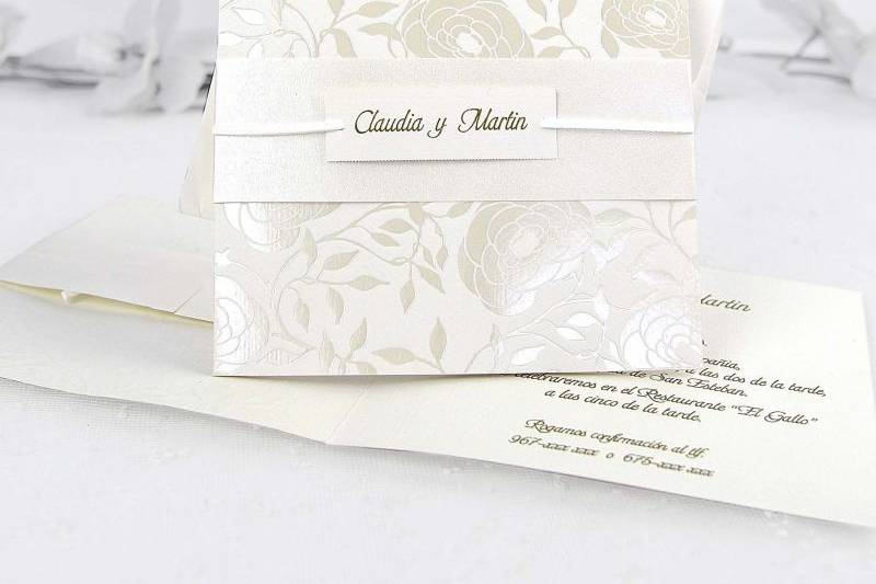 Invitación boda elegante