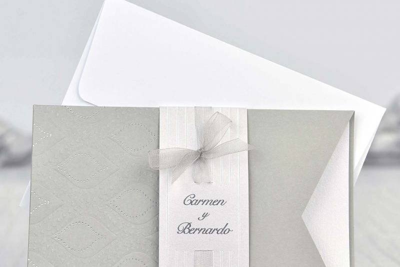 Invitación boda lazo