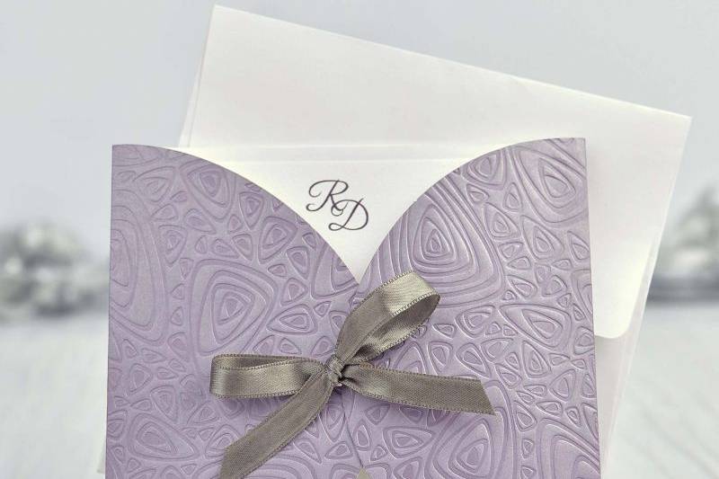 Invitación boda lazo