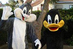 Bugs Bunny y Pato Lucas