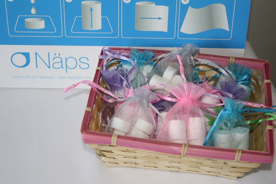 Bolsas de tul con näps