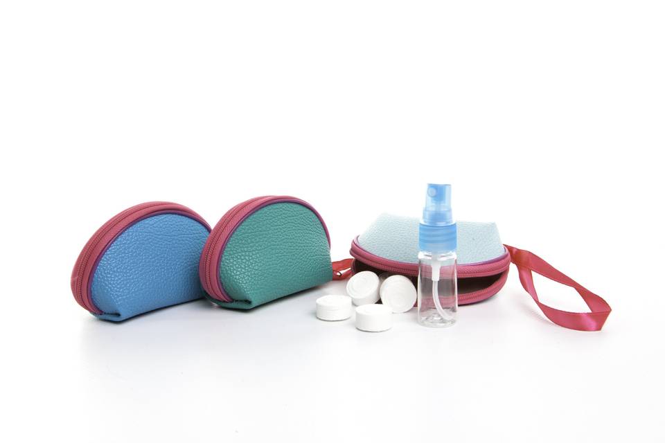 Mini neceser de colores bodas